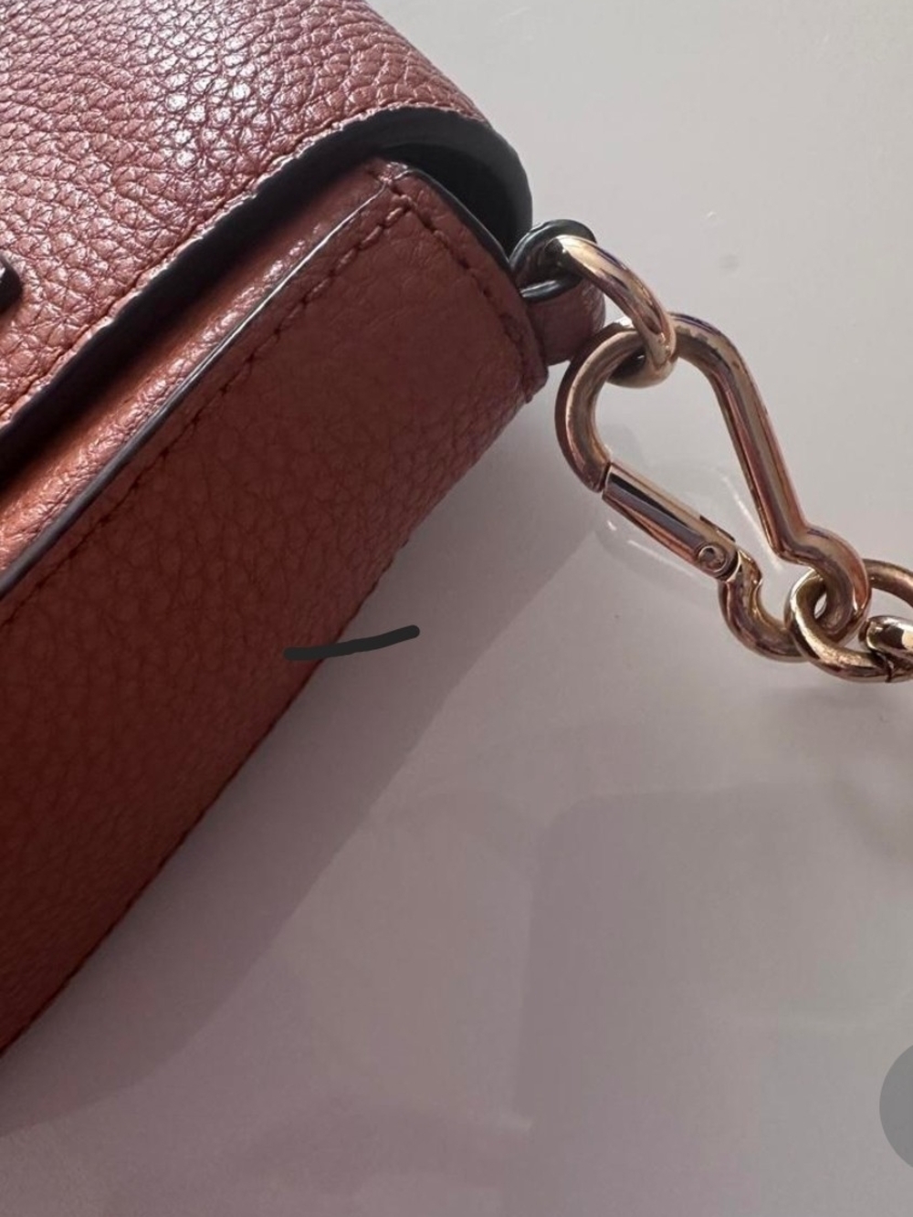 Marc Jacobs Orange Leather Crossbody Bag - Picture 4 of 7